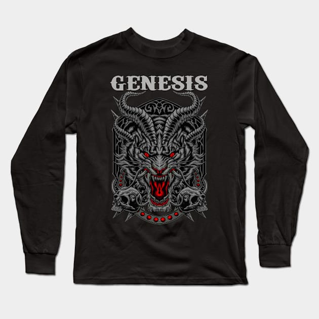 GENESIS BAND DESIGN Long Sleeve T-Shirt by Rons Frogss